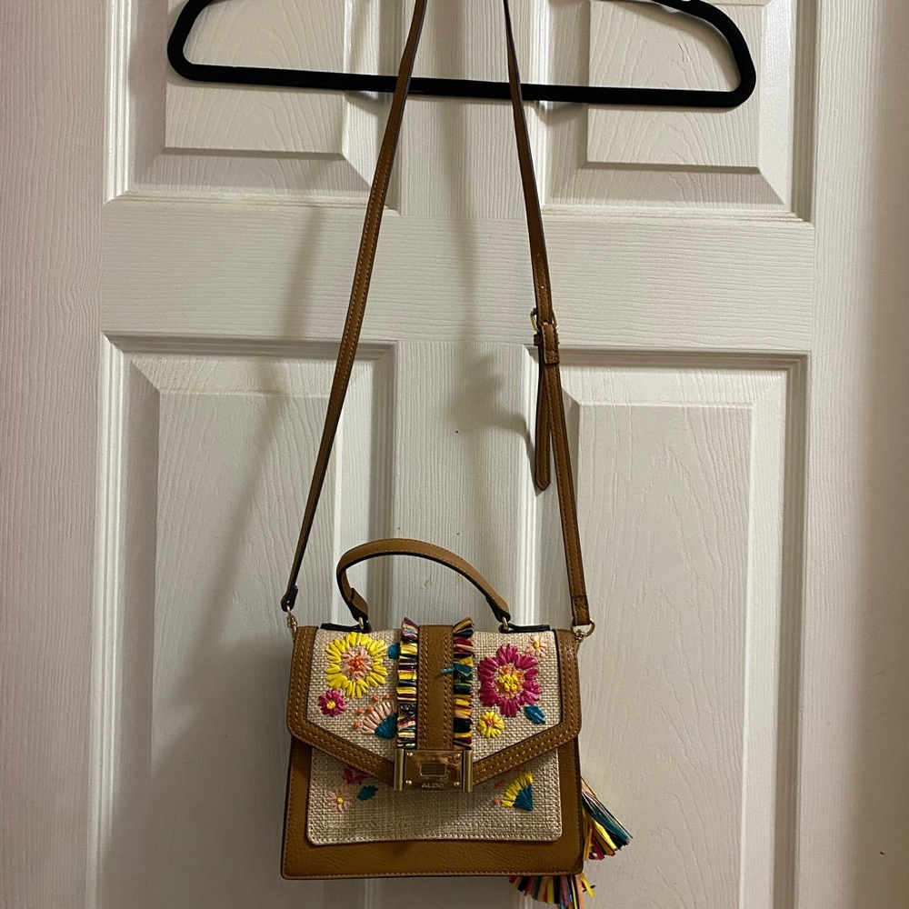 Aldo Tan Crossbody Bag with Elegant Design